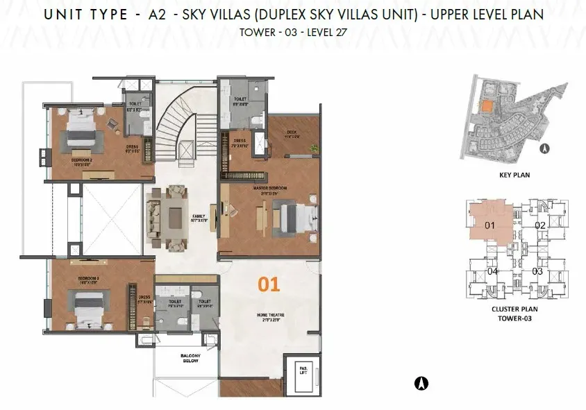 Whitefield | Prestige White Meadows 5-Room Premium Duplex | 7k Sq. Ft.  ₹17.Cr 2