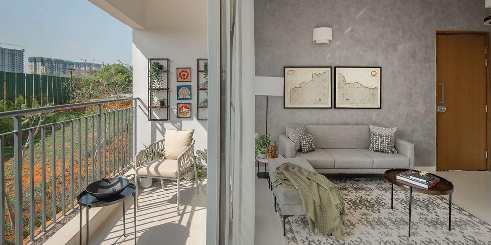 Sarjapur Road, Spacious 2BHK, Godrej Park Retreat, North-West Facing - Image 5