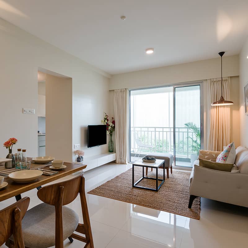 Sarjapur Road, Spacious 2BHK, Godrej Park Retreat, North-West Facing - Image 8