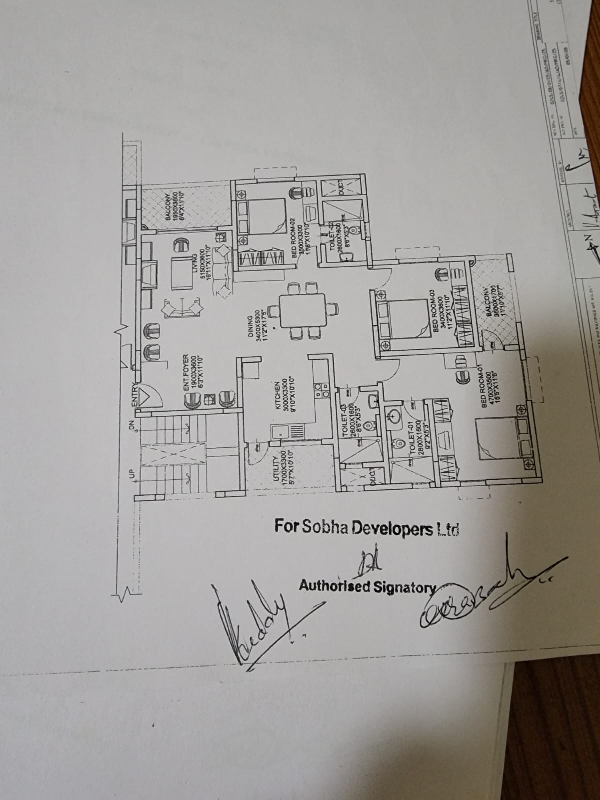 Hebbal | 3 BHK Apartment | 1,933 Sq. Ft. 2