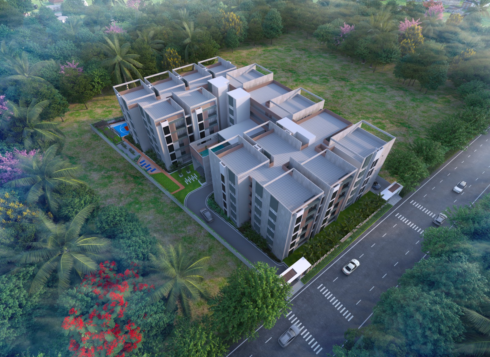 PM Gardens | 2 BHK Apartment | 1225 Sq. Ft. 1