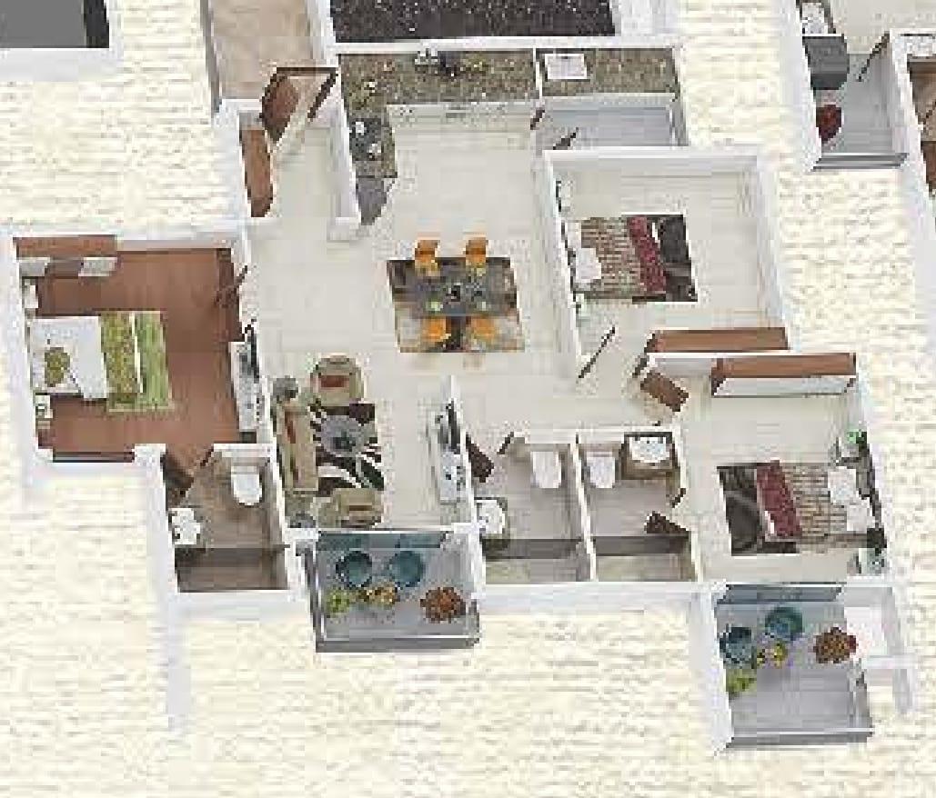 Marvel Sequoia, Whitefield | 3 BHK Apartment | 1540 Sq. Ft. 1