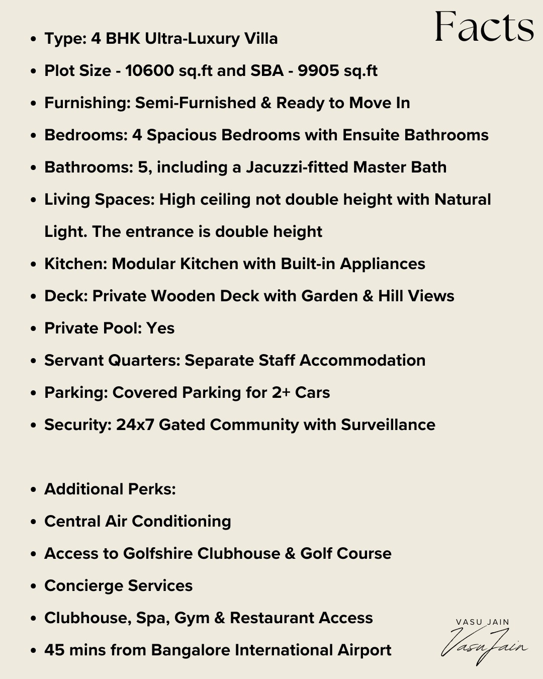 Prestige Golfshire - Golfside Villa with Nandi Hills Views – Exclusive Rental  - Image 14