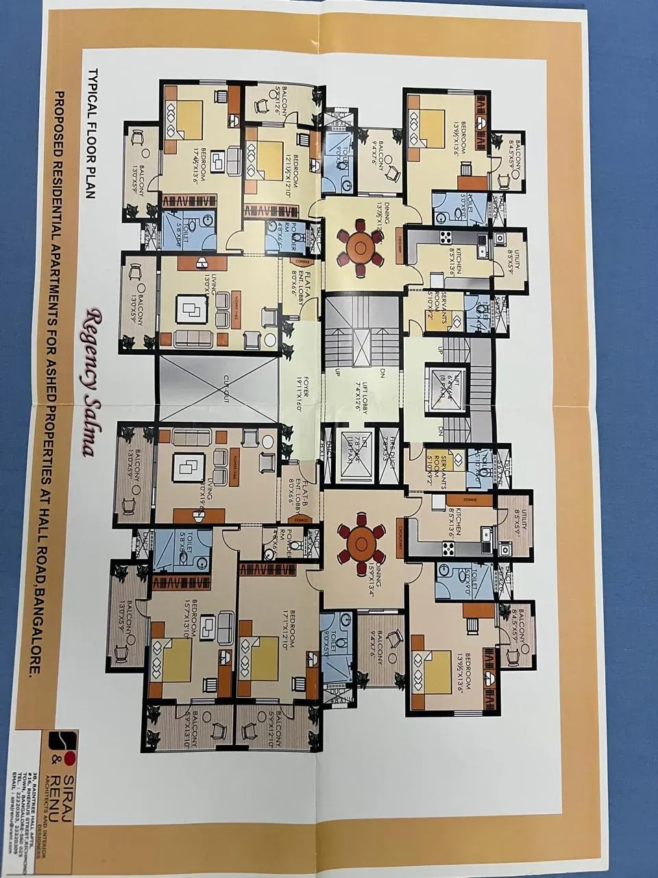 Cooke Town | Regency Salma | 3 BHK + Study Luxury Residence 5.5cr - Image 2