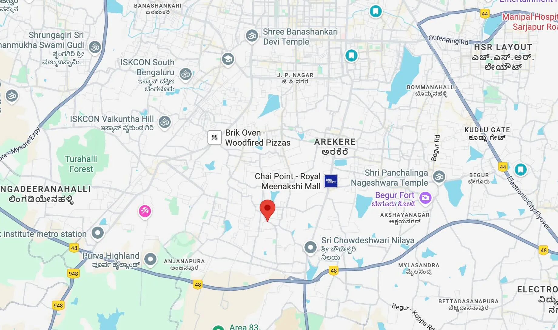 High-Visibility 5,042 Sq. Ft. Corner Plot | 3-Side Road | Royal County , JP Nagar.. Kothanur 1