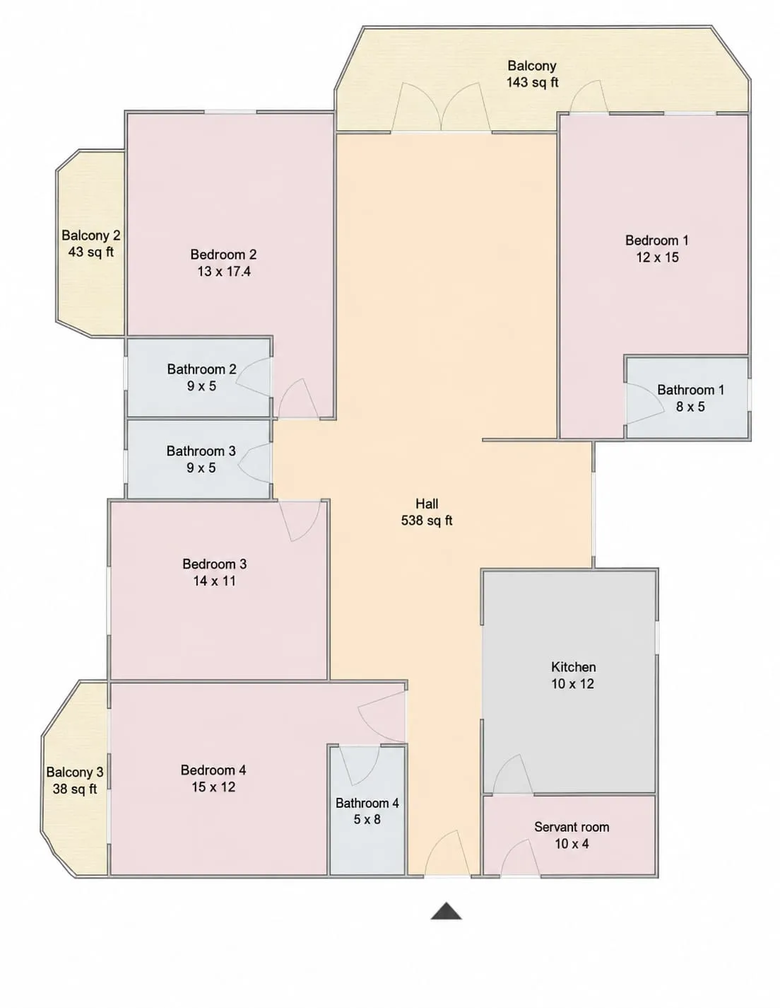 Rathna Avenue, Richmond Road | 4 BHK + Servant Room | 3200 Sq. Ft. 5