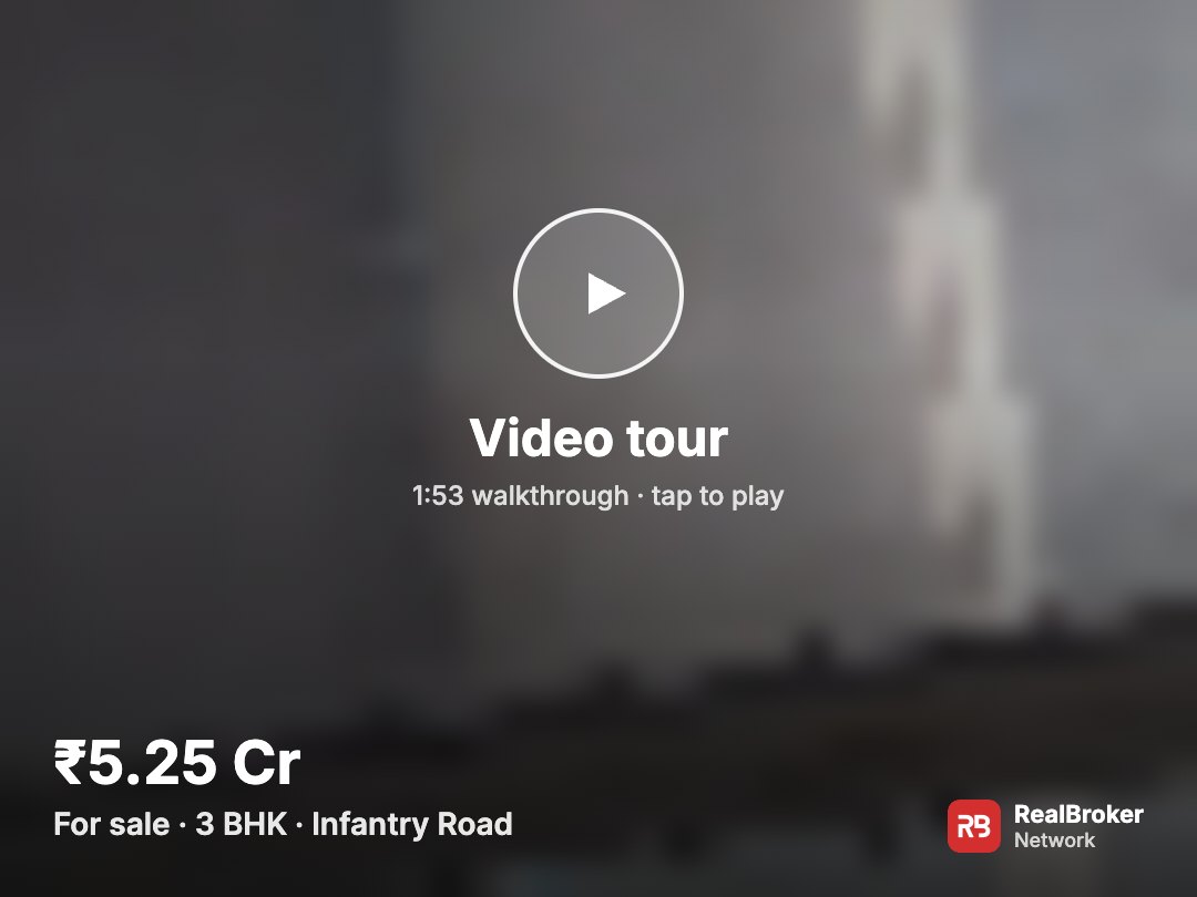 Infantry Road | 3 BHK Apartment | 2,500 Sq. Ft. . 1