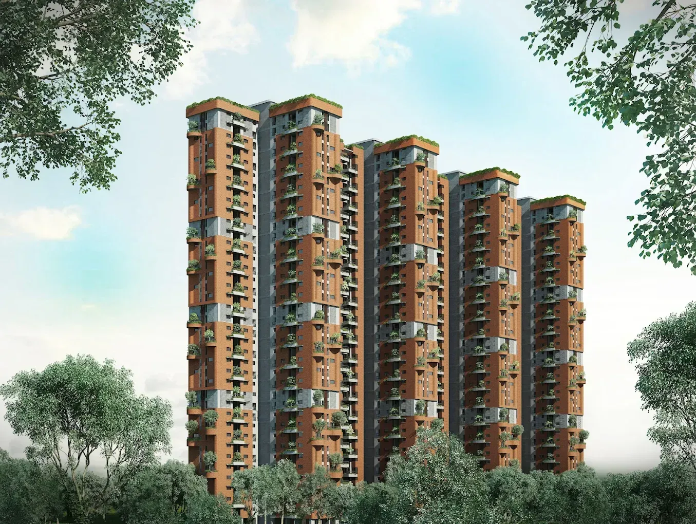 Hennur Road | Total Environment Luxury 2 BHK | 1431 Sq. Ft.