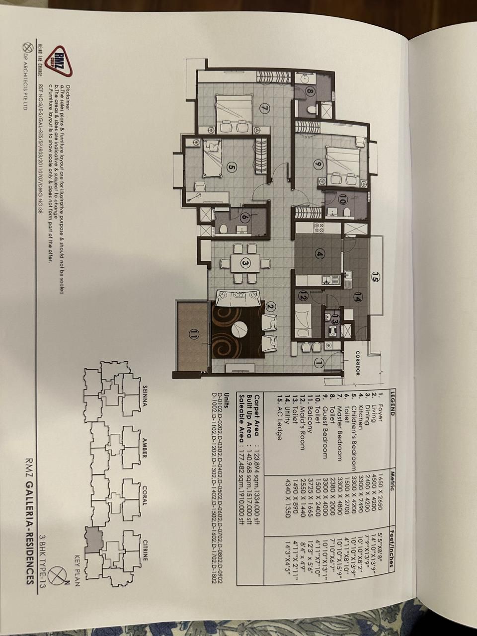 Luxury 3BHK in RMZ Galleria, Yelahanka - Image 9